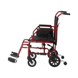 Medline Basic Steel Transport Chairs with 8" Wheels