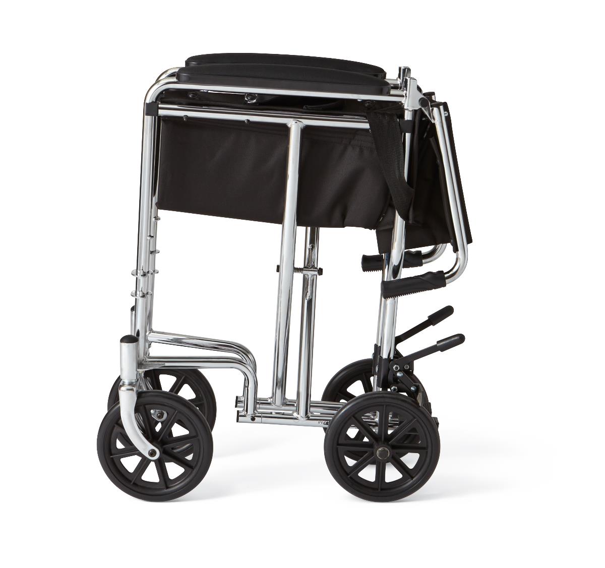 Medline Basic Steel Transport Chairs with 8" Wheels