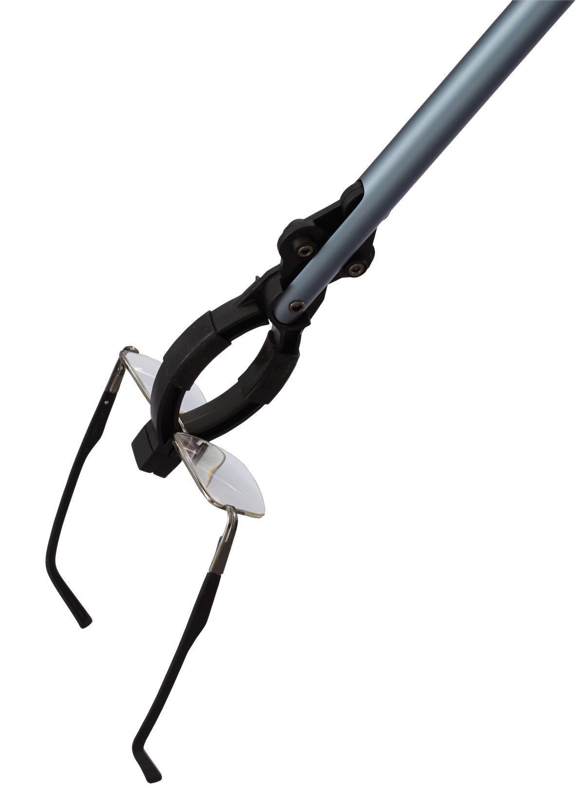 Medline Reachers, detail of the rotating head feature.