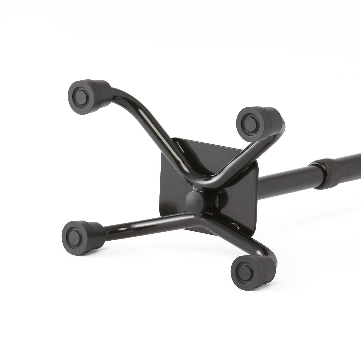 Medline Aluminum Quad Cane, showing the adjustable height mechanism.