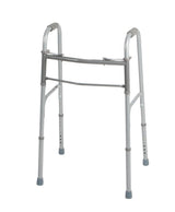 Medline Two-Button Folding Walkers without Wheels