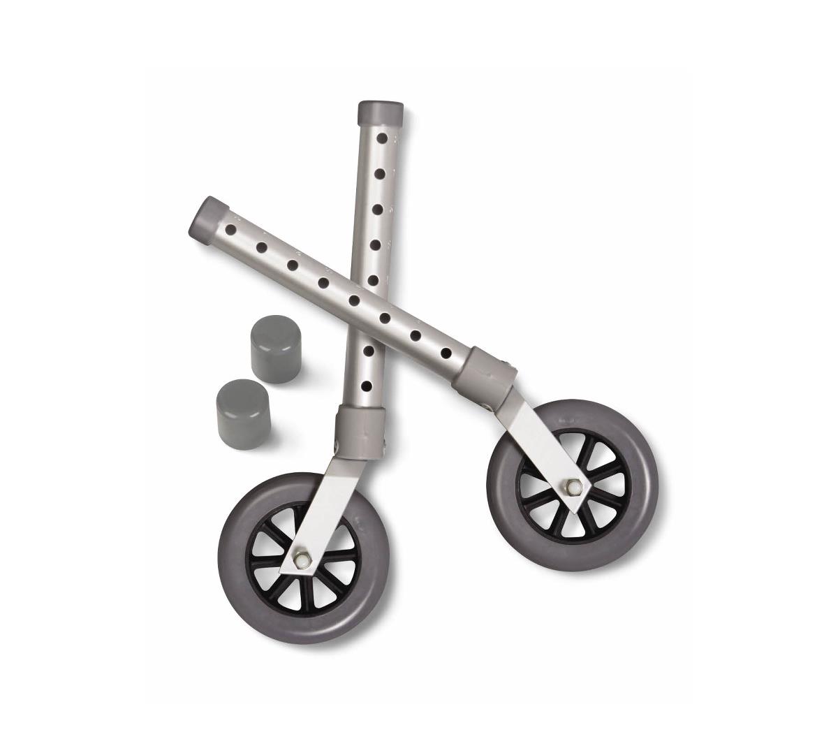 Medline Replacement Swivel Casters for Walkers, 5" - BeHope