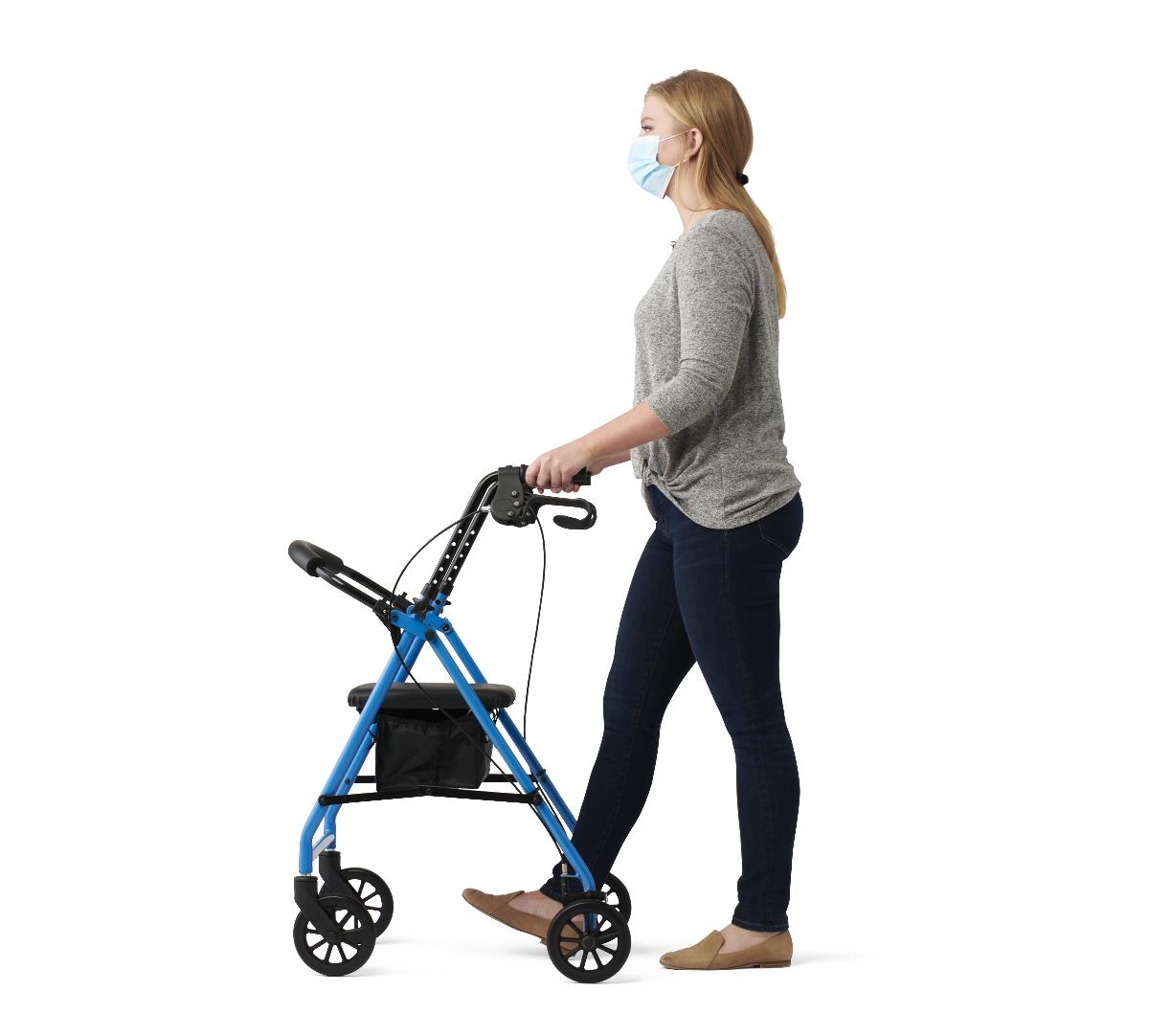 Medline Basic Steel Rollators