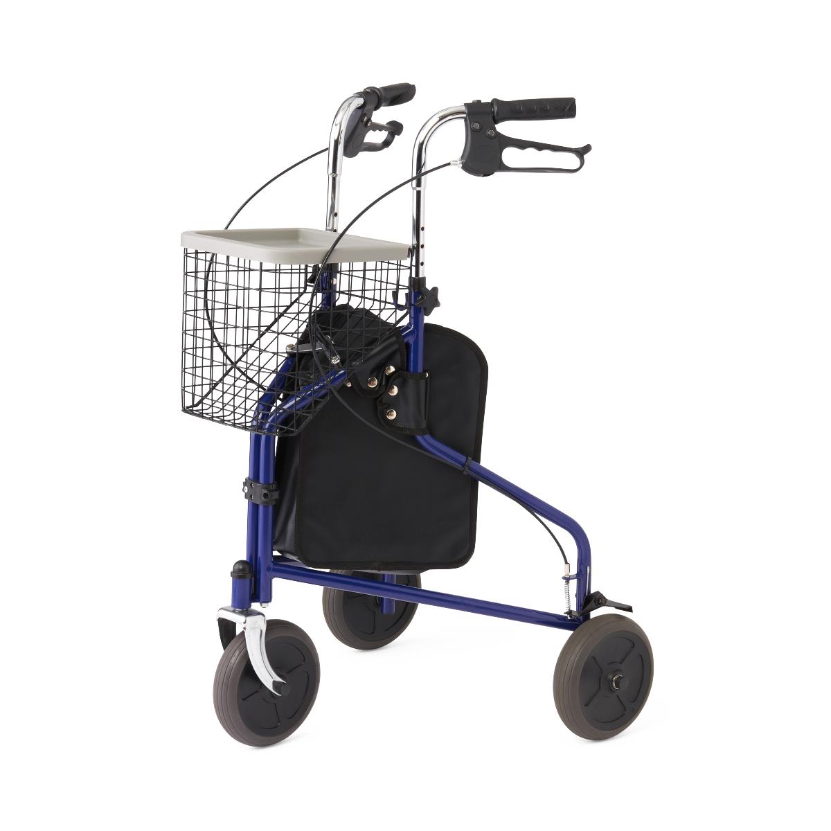 Medline 3-Wheel Steel Rollators