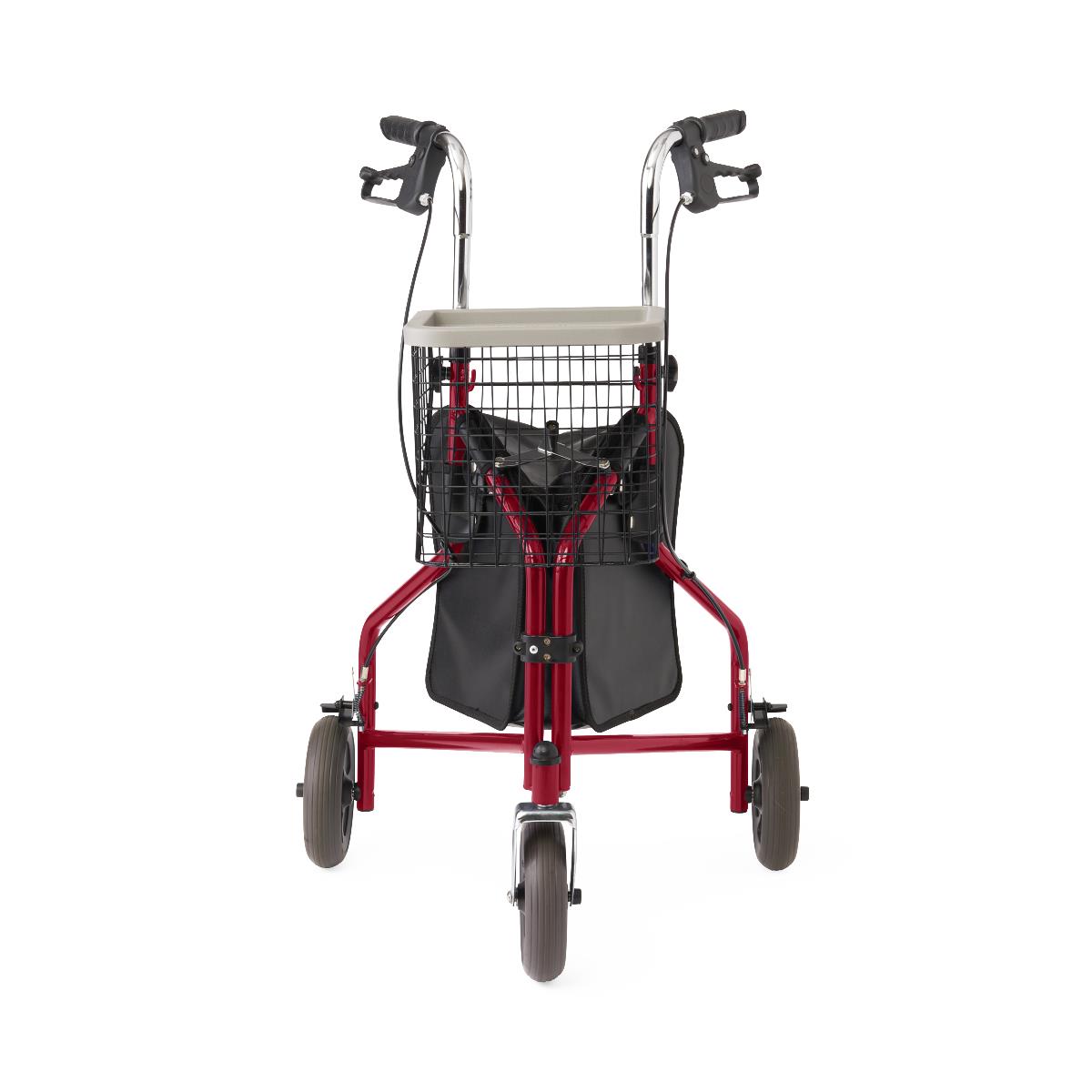 Medline 3-Wheel Steel Rollator