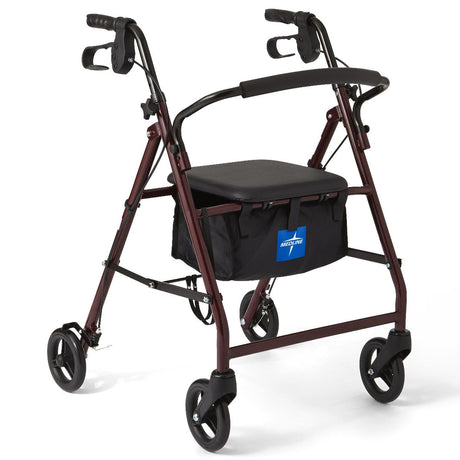 Medline Basic Steel Rollator W/ 6in Wheels