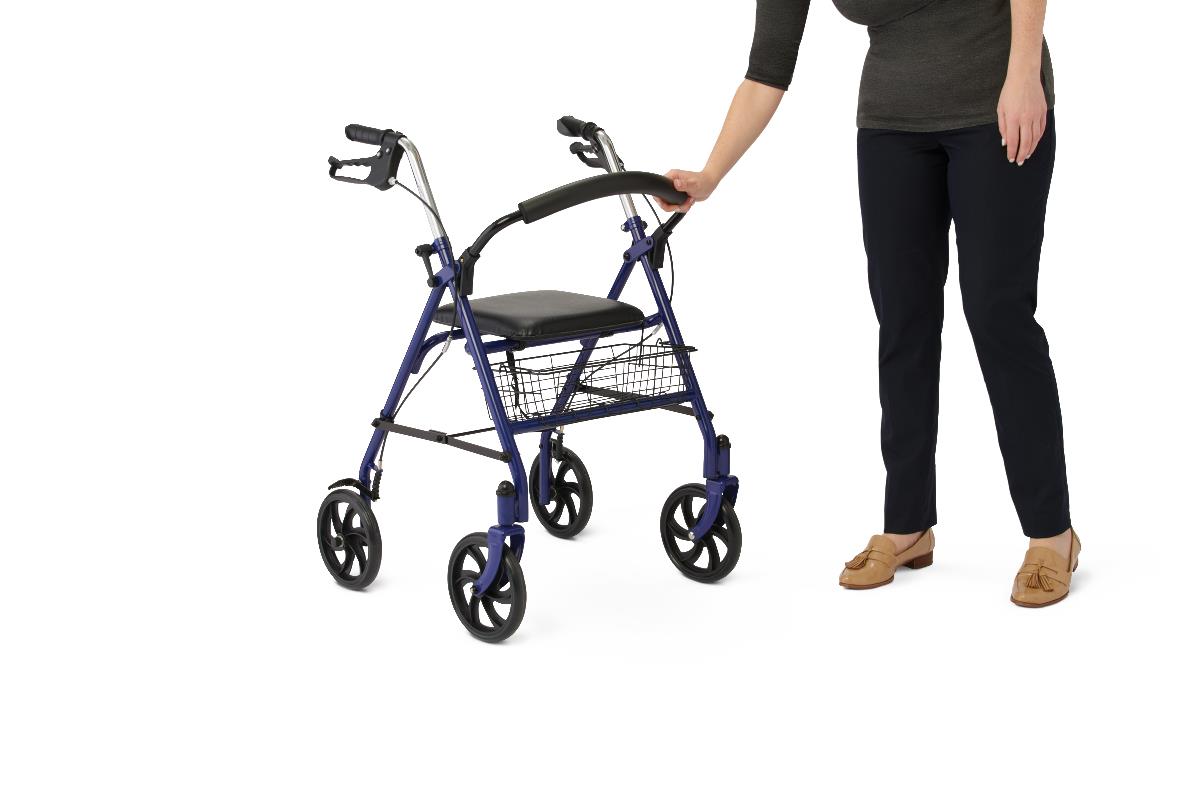 Medline Basic Steel Rollators