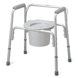 Medline Aluminum Bedside Commode - BeHope