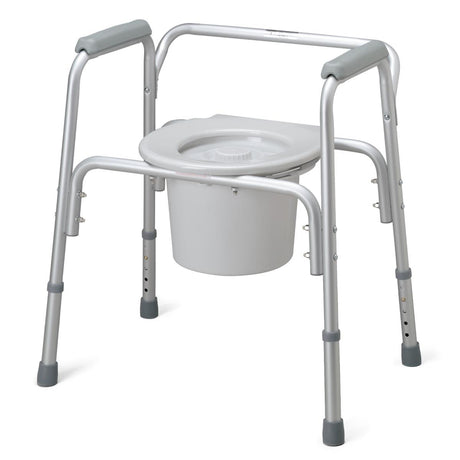 Medline Aluminum Bedside Commode - BeHope