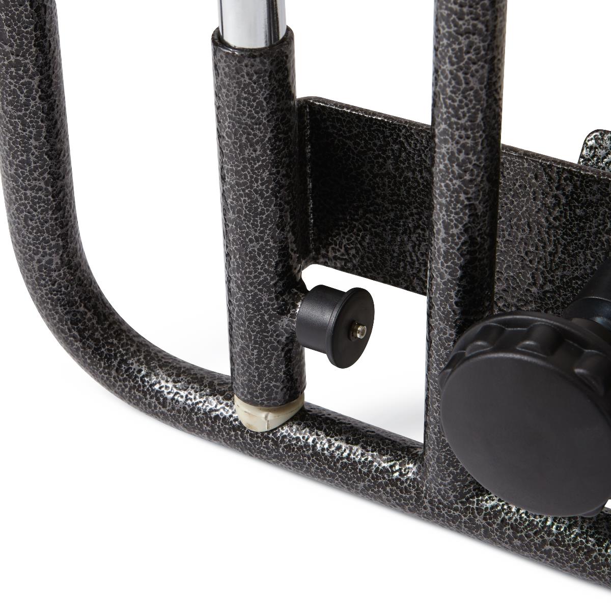 Medline homecare bed rail, hardware and mounting details