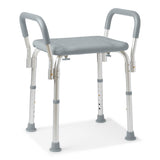 Medline Shower Chair with Arms and without Back