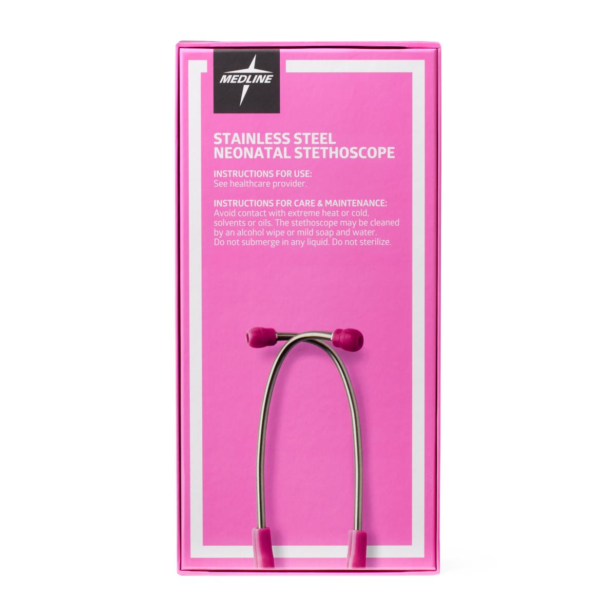 Medline Elite Stainless Steel Neonatal Stethoscopes