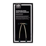 Medline Adult Stainless Steel Stethoscopes