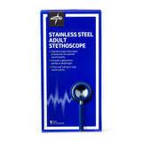 Medline Adult Stainless Steel Stethoscopes