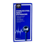 Medline Adult Stainless Steel Stethoscopes