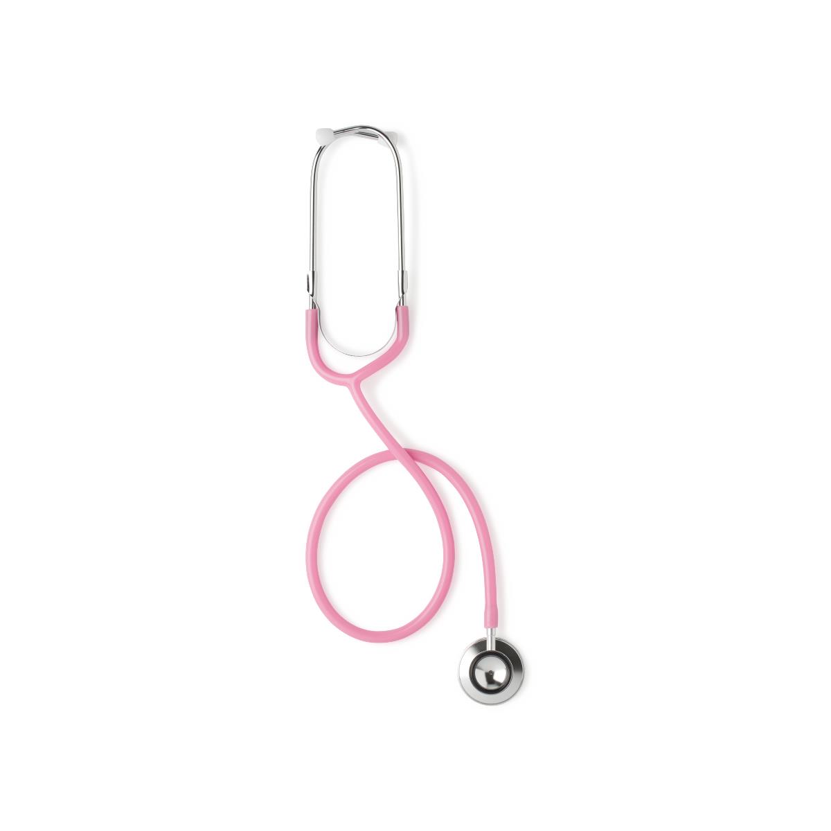 Medline Dual-head Stethoscope, close-up of earpieces, comfortable fit.