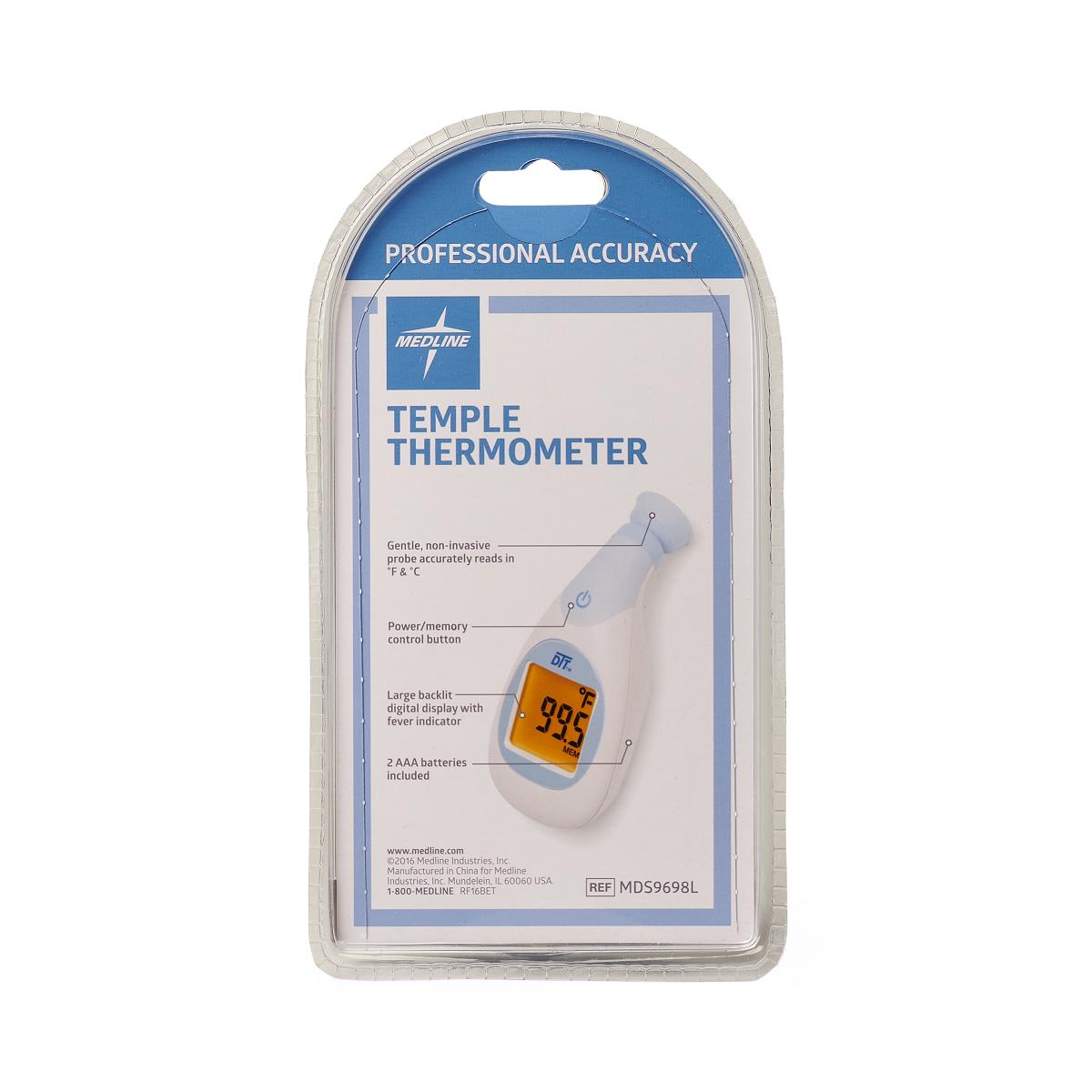 Medline Instant Read Digital Temple Thermometer