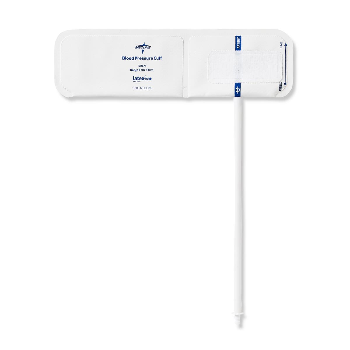 Medline Disposable Vinyl 1-Tube BP Cuffs with Bayonet Connector