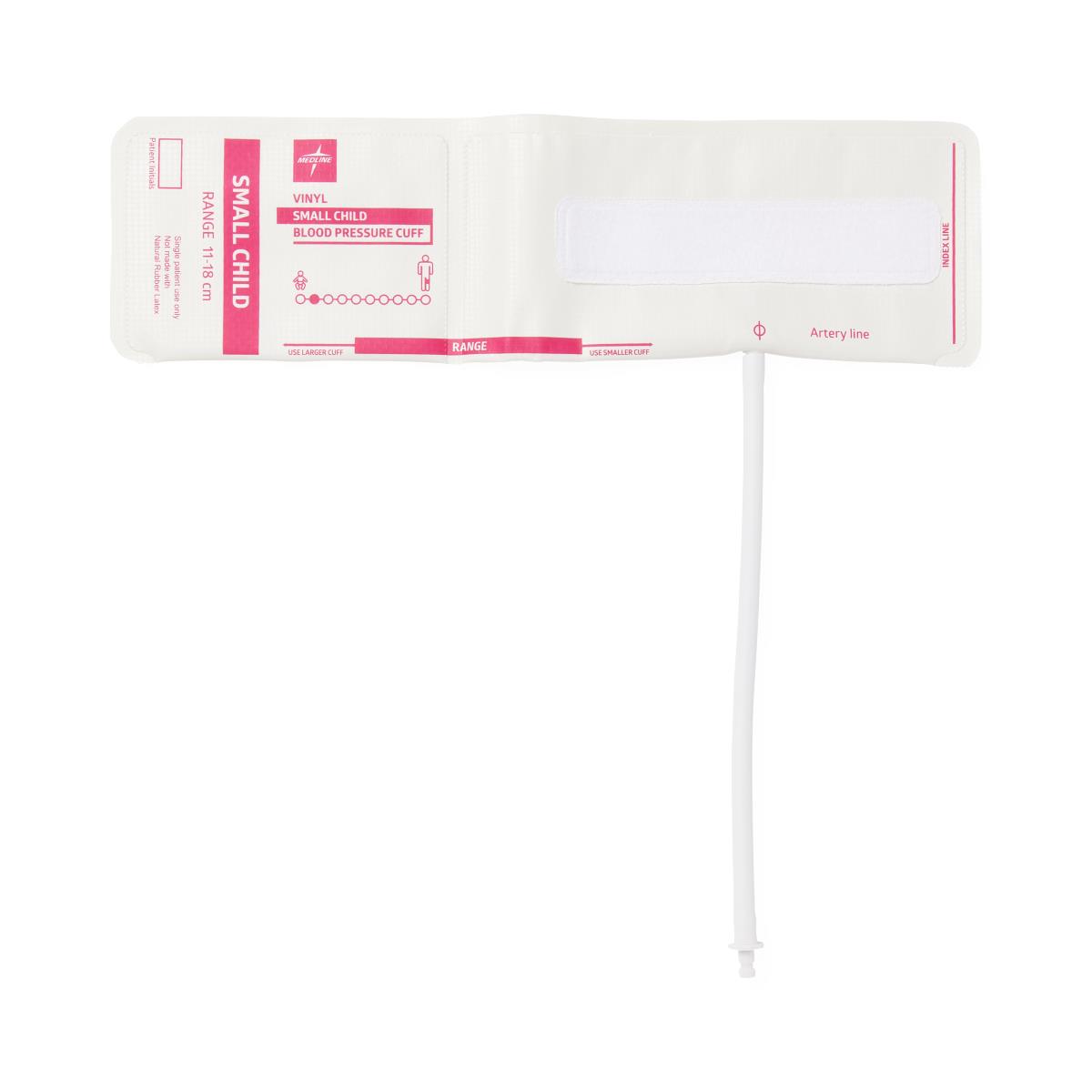 Medline Disposable Vinyl 1-Tube BP Cuffs with Bayonet Connector
