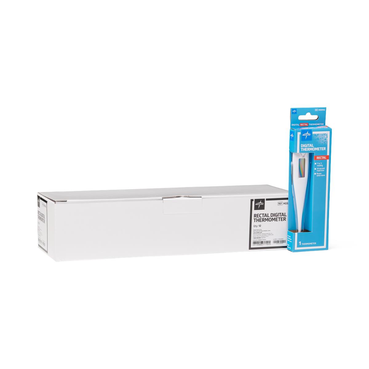 Medline 30-Second Rectal Digital Thermometers
