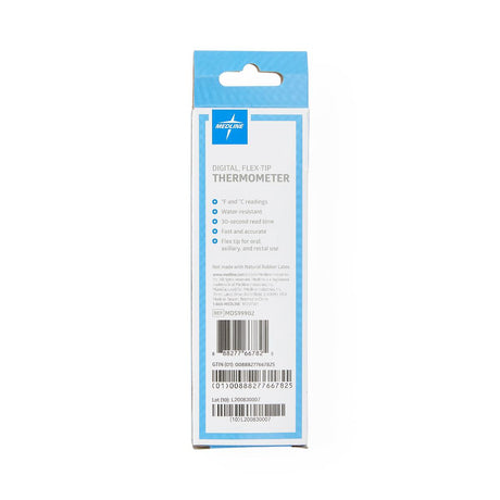 Medline 30-Second Flex-Tip Oral Digital Stick Thermometers