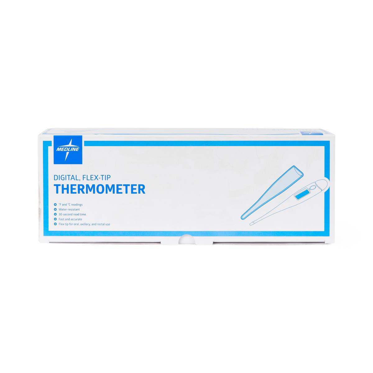 Medline 30-Second Flex-Tip Oral Digital Stick Thermometers