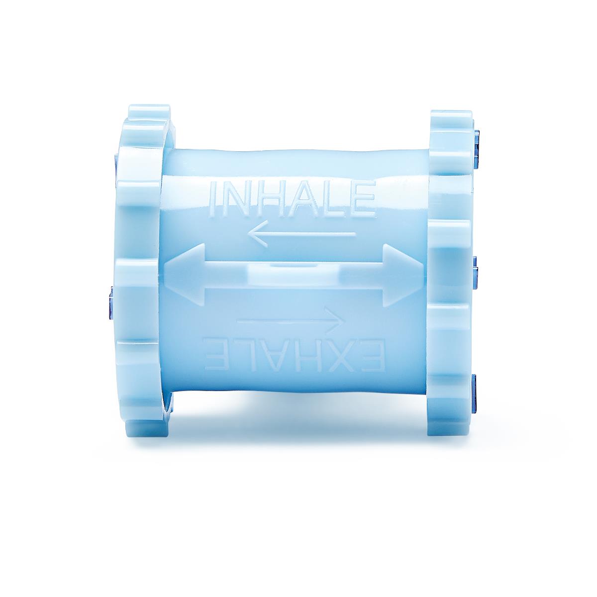 Medline Handheld Respiratory Muscle Training Device, close-up of controls