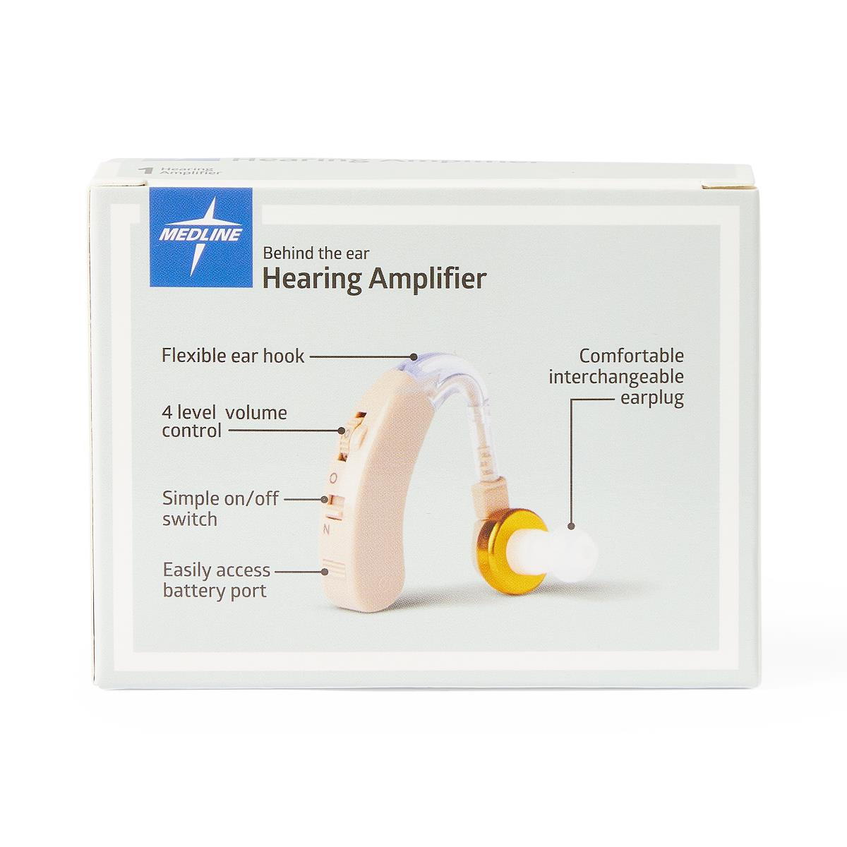 Medline Digital Over-The-Ear Hearing Amplifier