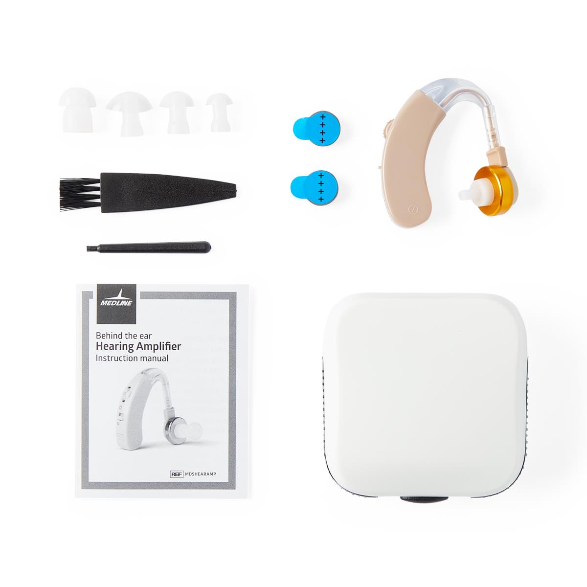 Medline Digital Over-The-Ear Hearing Amplifier