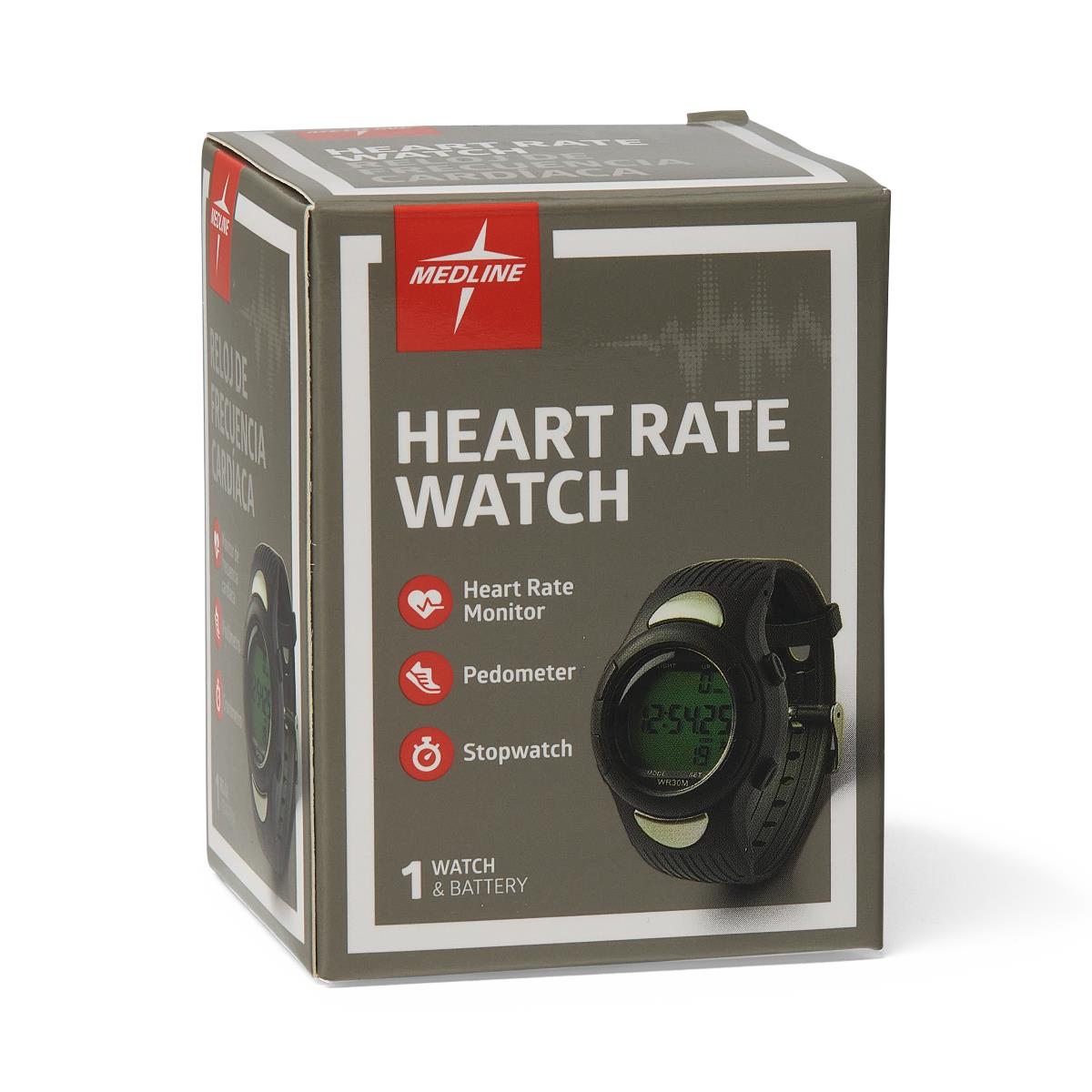 Medline Heart Rate and Pedometer Watches