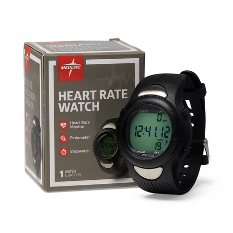 Medline Heart Rate and Pedometer Watches