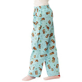 Medline Tired Tiger Pediatric Elastic-Waist Pajama Pants