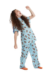 Medline Tired Tiger Tie-Closure Pediatric Patient Gowns