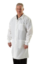 Medline Protective Static- And Fluid-resistant Barrier Lab Coats, back view