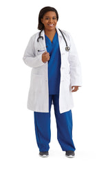 Medline Refine Women's 4-Pocket Full-Length Lab Coats