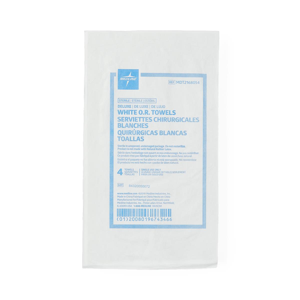 Medline Sterile Disposable OR Towels