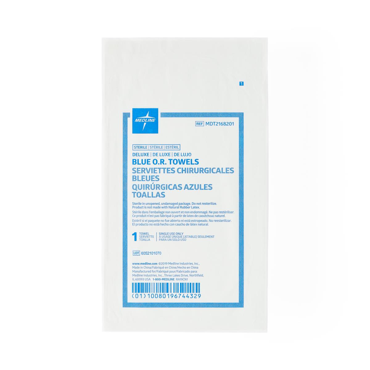 Medline Sterile Disposable OR Towels