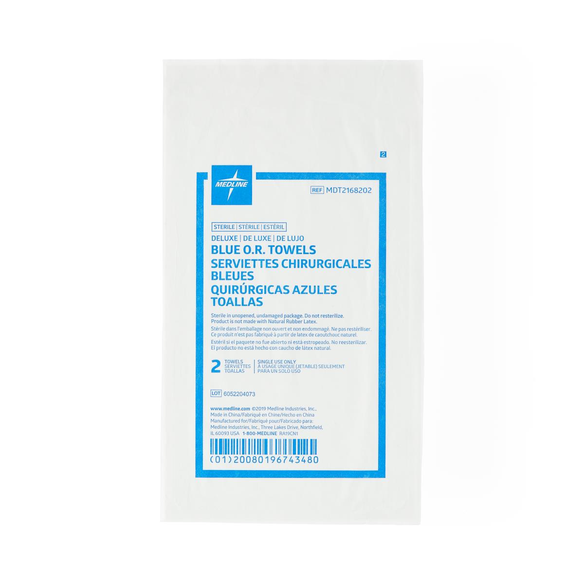 Medline Sterile Disposable OR Towels