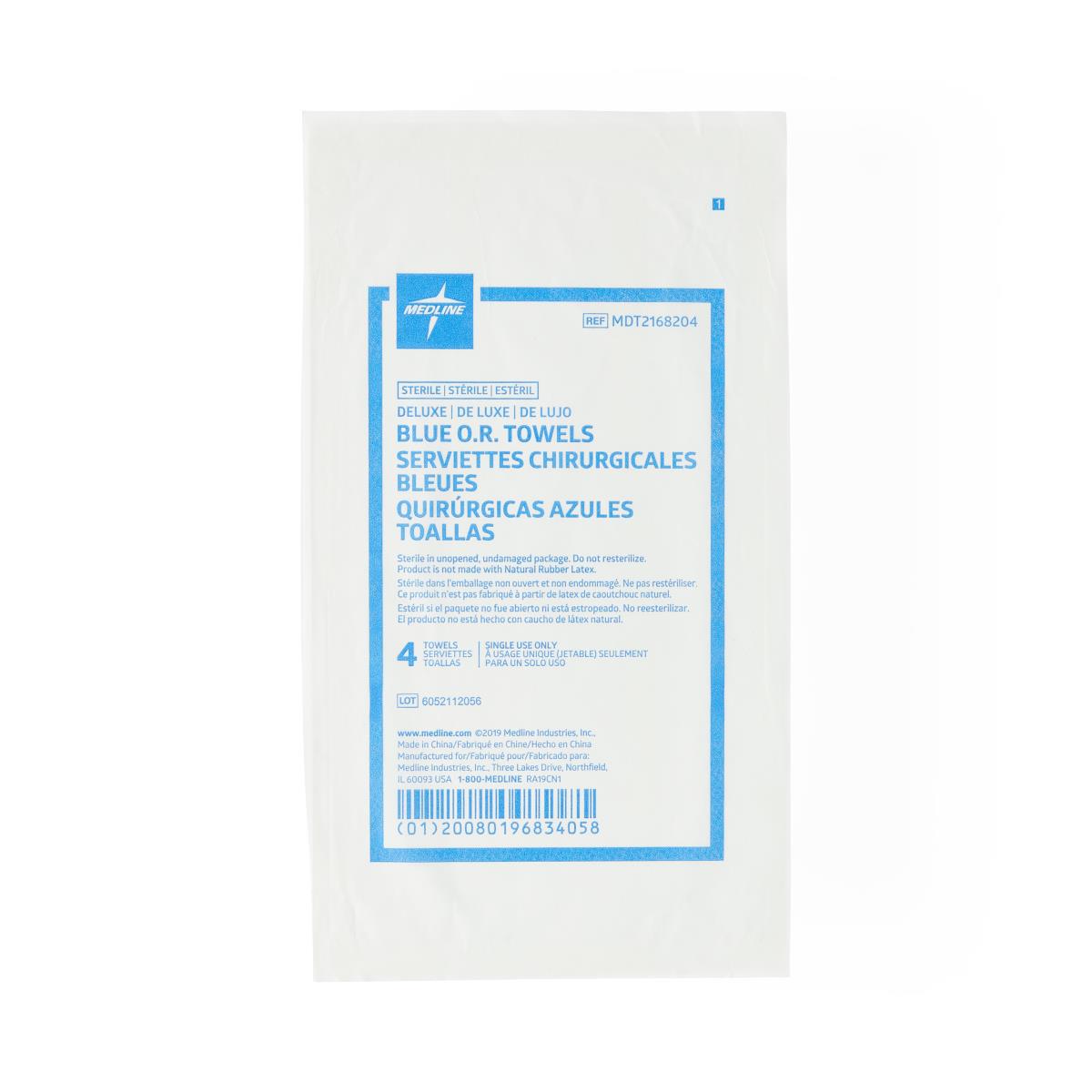 Medline Sterile Disposable OR Towels