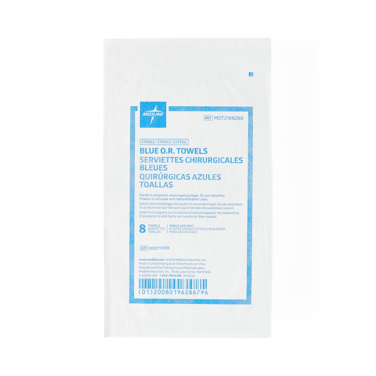 Medline Sterile Disposable OR Towels