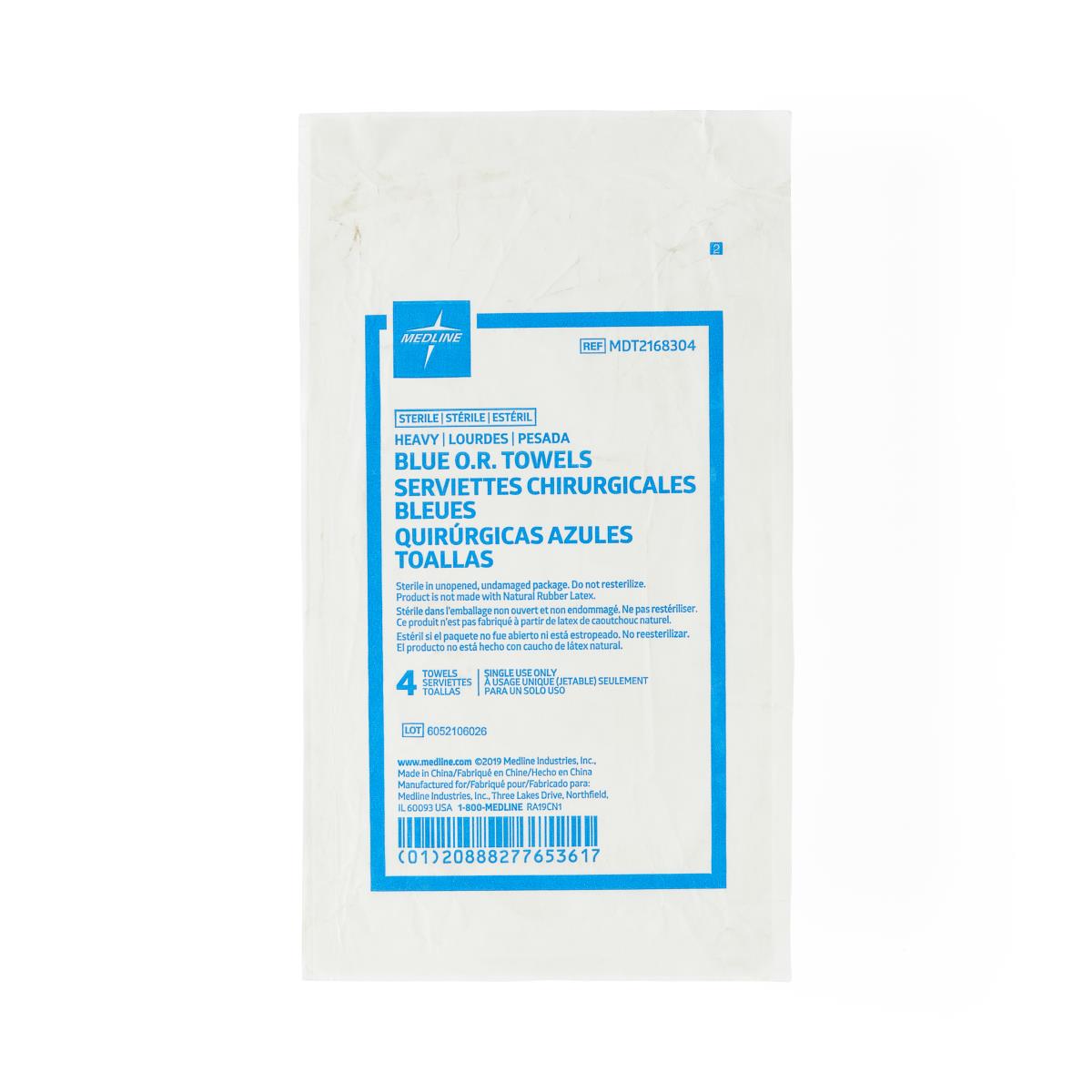 Medline Sterile Disposable OR Towels