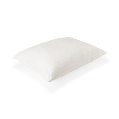 Medline Hypoallergenic Pillow, close-up of soft, breathable fabric texture.