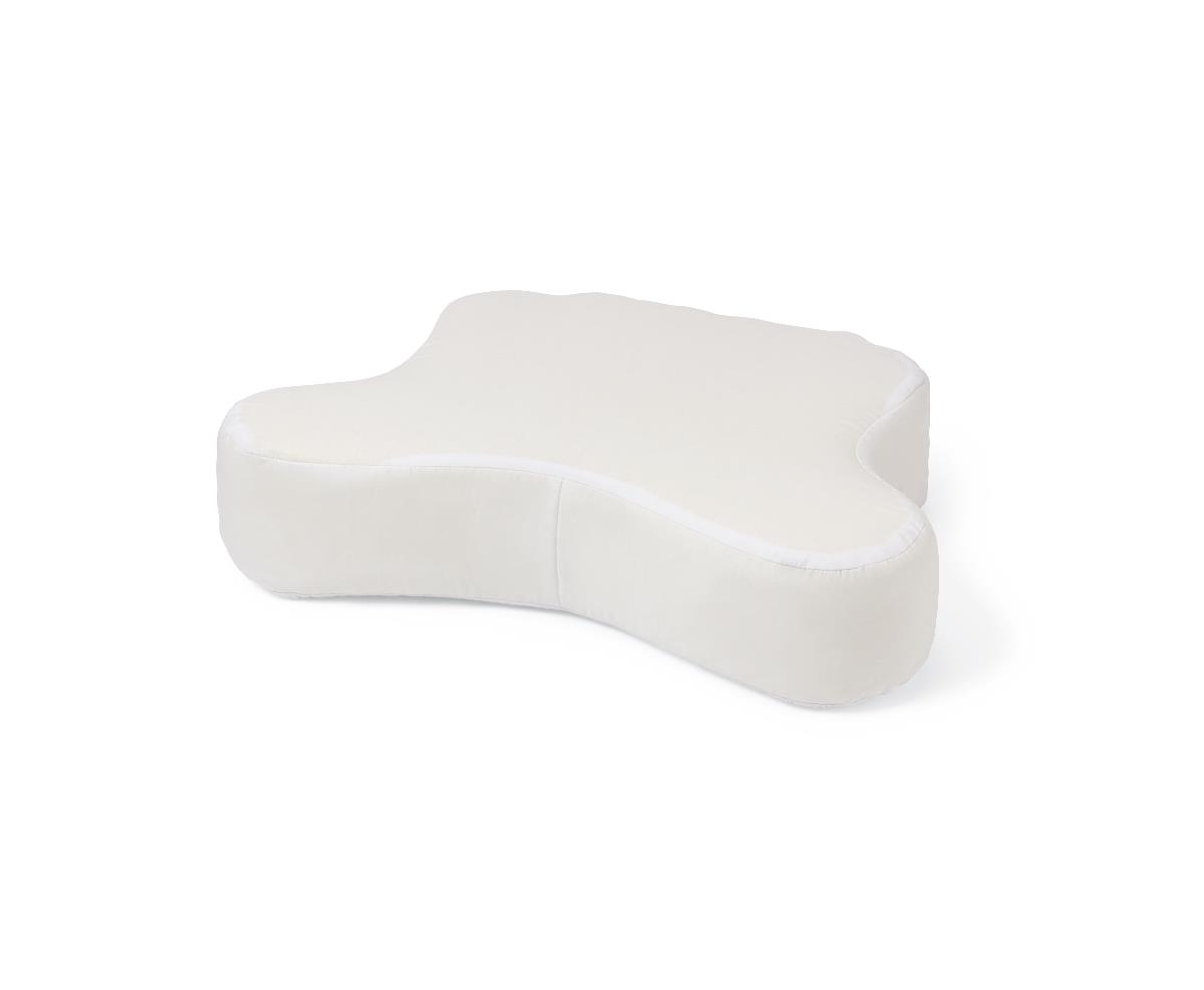 Medline CPAP pillow with a focus on its contoured shape.