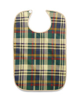 Medline Tartan Print Hook-and-Loop Clothing Protectors