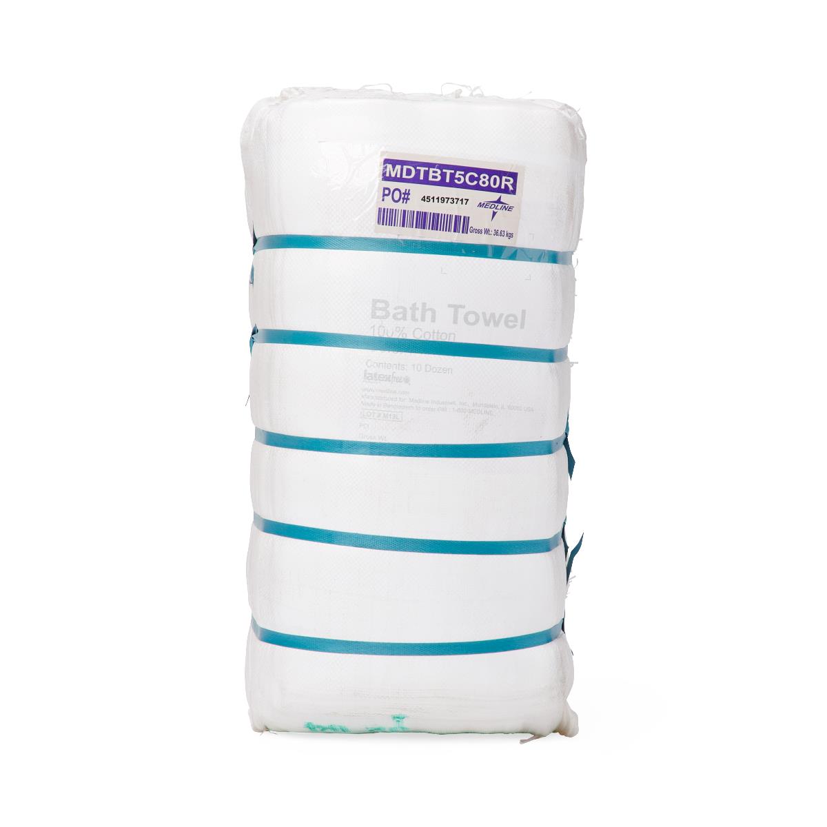 Medline Fine-Spun Bath Towels