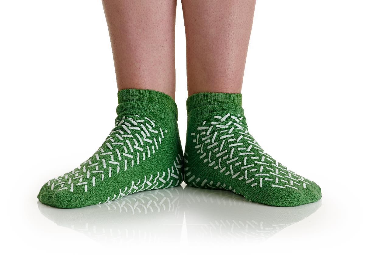 Medline Double-Tread Terry Patient Slippers