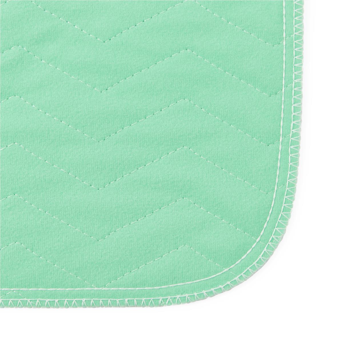 Underpad 34" X 36" Quick-dry Poly Laminated Blue Outer Cover With Green Facing