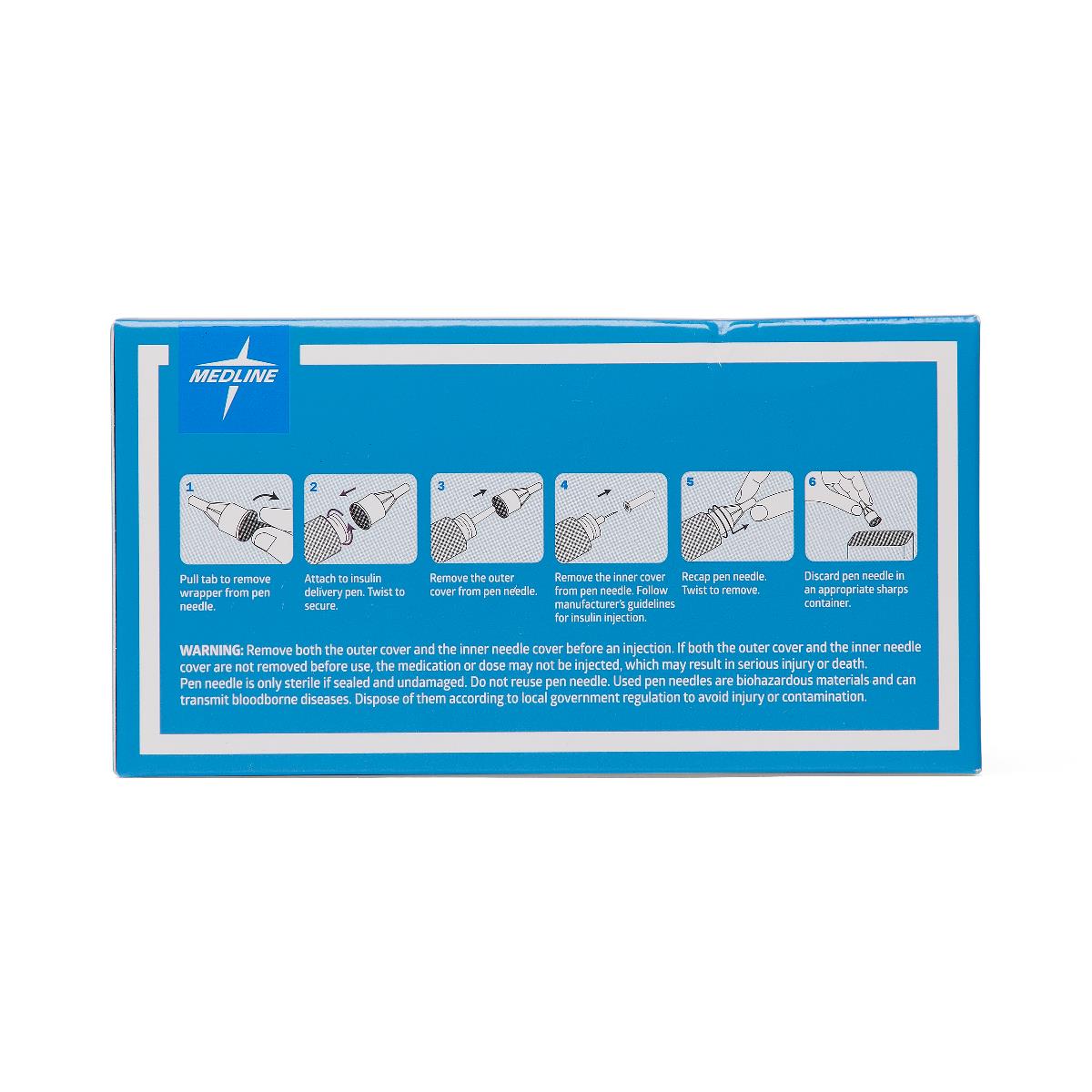 Medline Insulin and Triple Safety Pen Needles