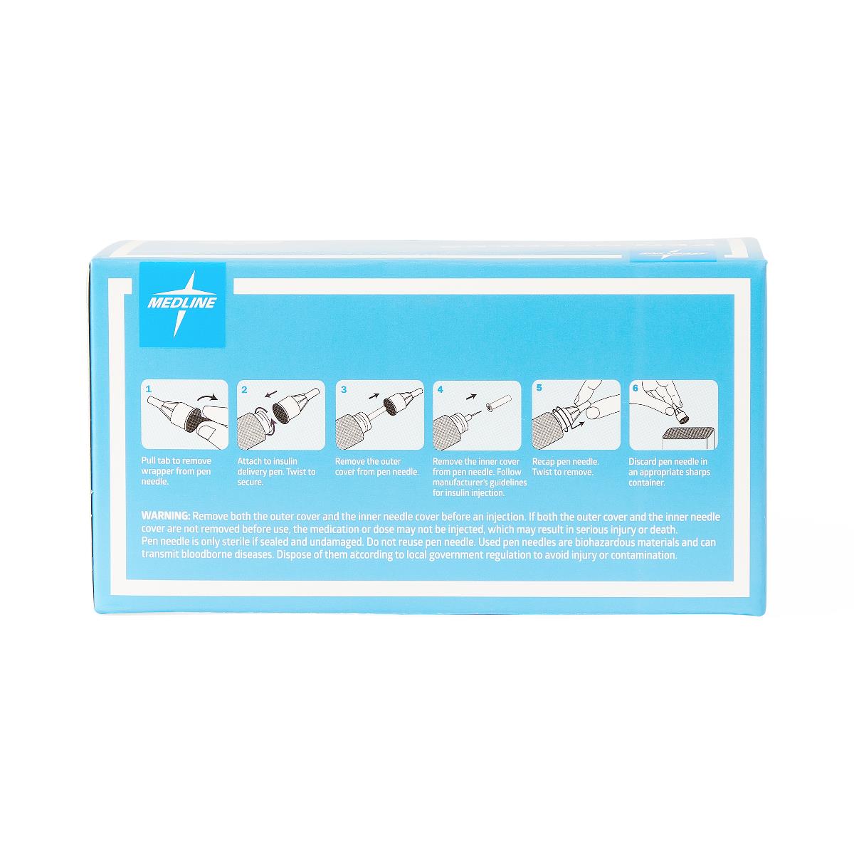 Medline Insulin and Triple Safety Pen Needles