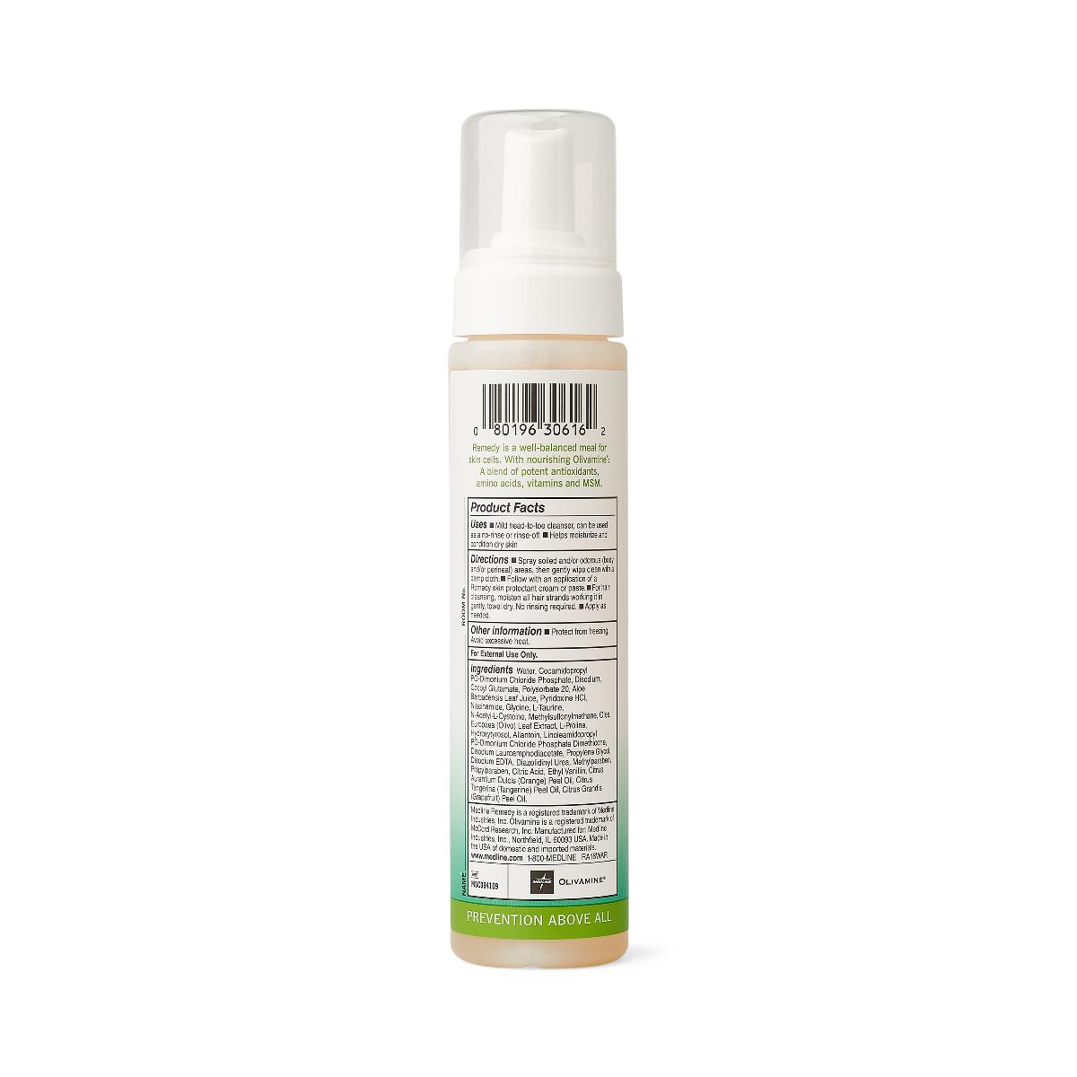 Medline Remedy Olivamine Foaming Body Cleanser - BeHope